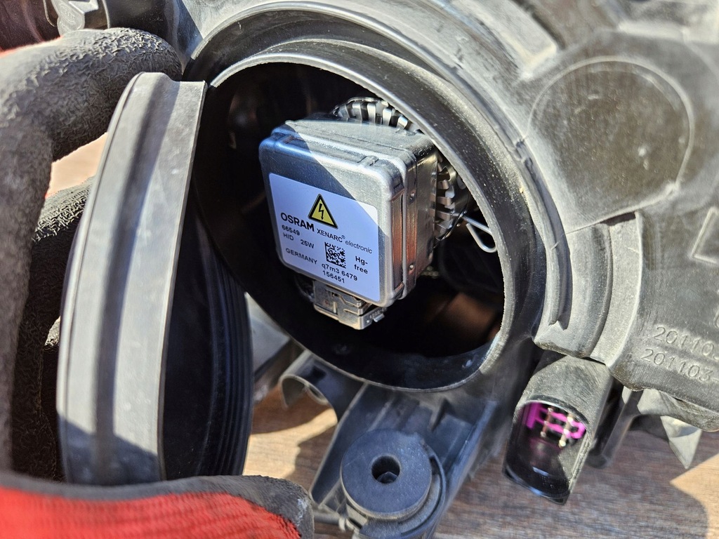 фото №12, Vw caddy iv лампа ліва передня ксенон 2k1941031a комплектна eu