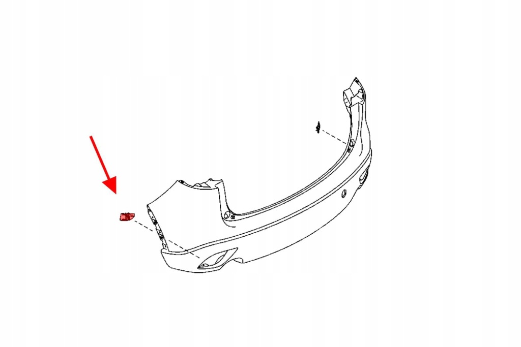 фото №3, Mazda cx-5 i 12-17 ліва кронштейн odblasku задня