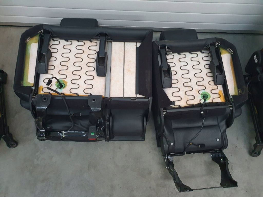 фото №11, Сиденья заднее сиденье обшивки салон комплект подогрев europa кожа korando iii