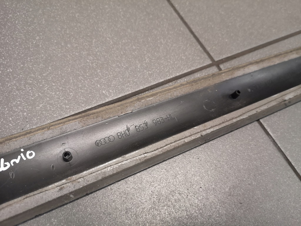 фото №10, Молдинг крыла левая audi a4 b6 cabrio 8h0853983