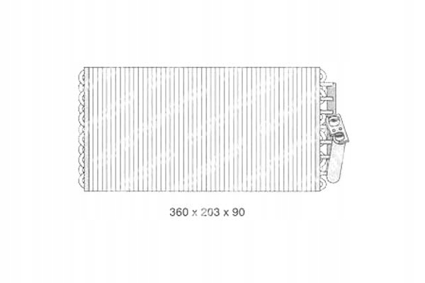 фото №11, Випарник mercedes c140 - w140 tsp0525076 delphi