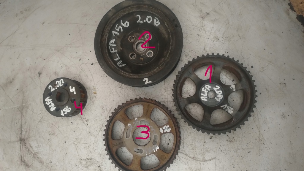 фото №1, Alfa romeo 156 2,0 ts колесо вала распределительного вала