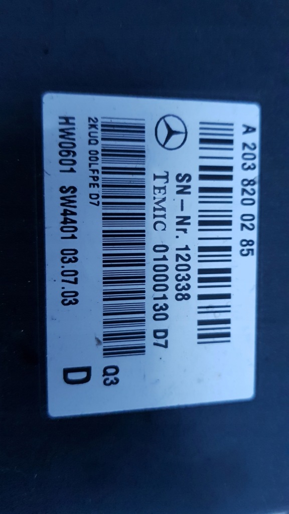 фото №3, Mercedes w220 модуль блок керування голос a2038200285