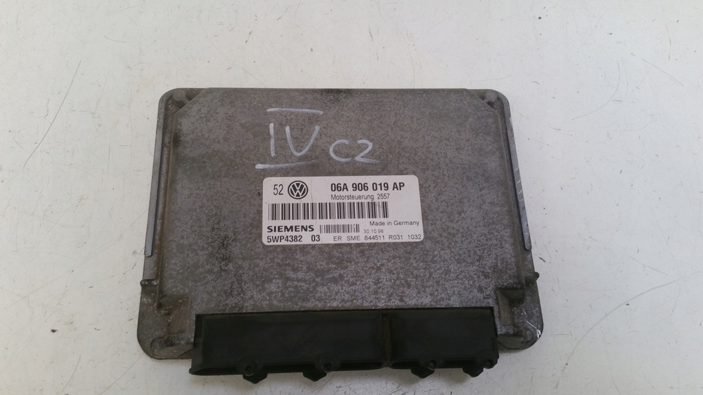 фото №1, Бортовой компьютер двигателя 06a906019ap vw golf 4 iv