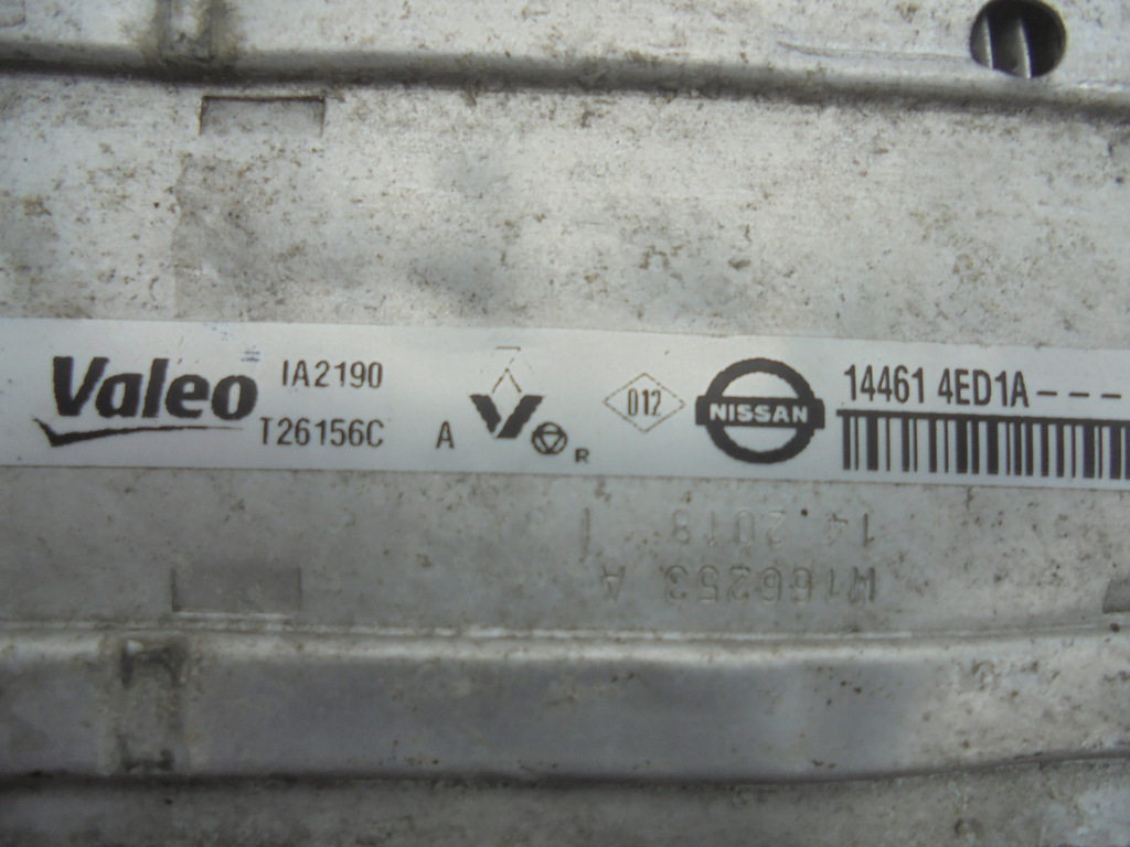 фото №9, Интеркулер радиатор воздуха nissan renault 144614ed1a исправный slask