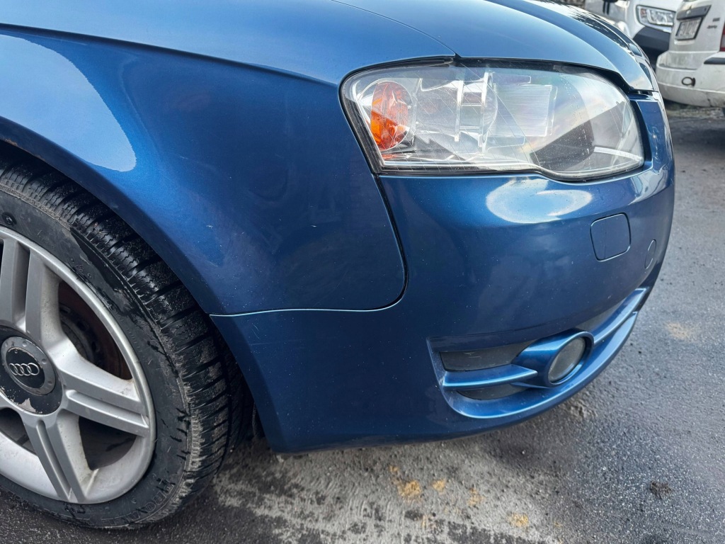 Бампер передний перед kompletny audi a4 b7 2006r niebieski lz5c омыватель Киев