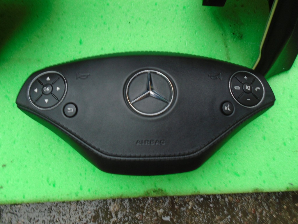 фото №4, Mercedes w221 lift консоль панель приладів подушка безпеки ремені oryg