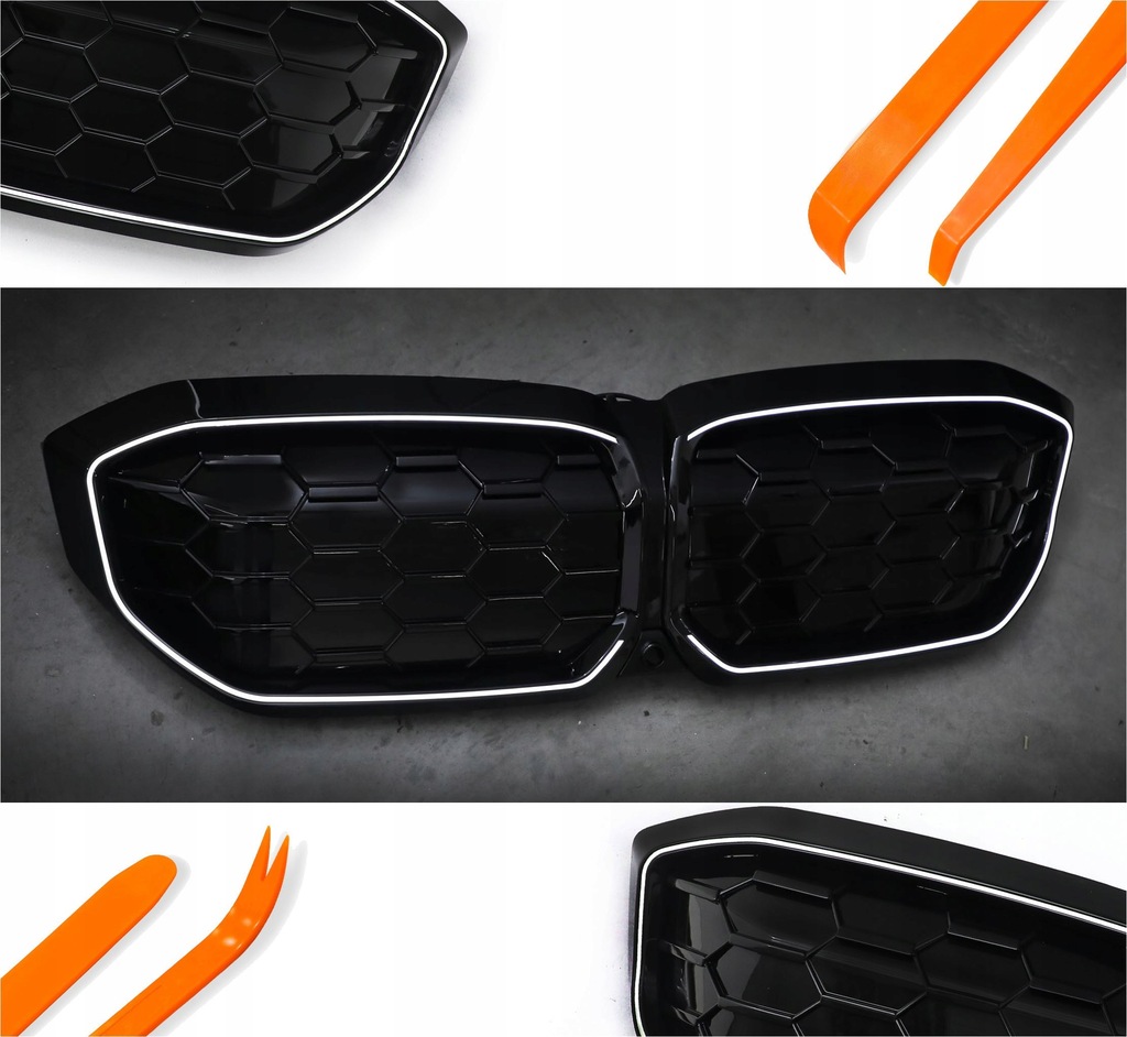 фото №1, Led решётка радиатора решётка радиатора решётки радиатора bmw i3 22-23 чёрный блеск diament iconic главный