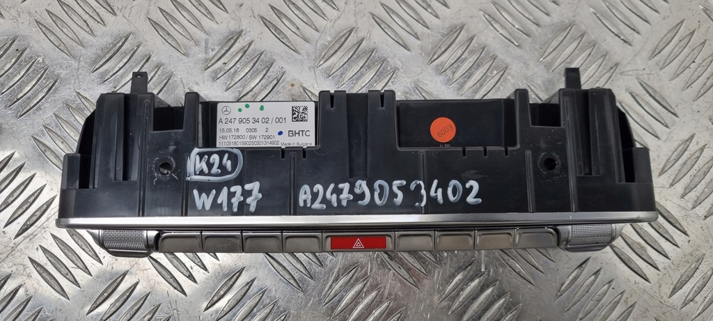фото №6, Mercedes w177 панель обдув кондиціонера a2479053402