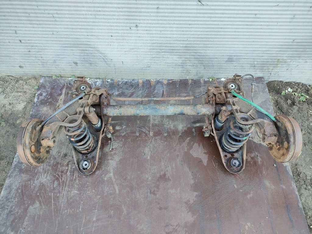 фото №1, Балка oś подвеска задняя комплектная bez abs fiat palio weekend