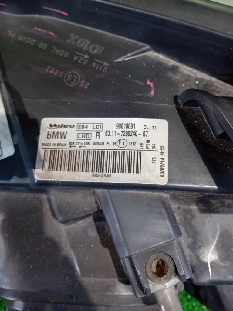 фото №7, Фара правый ксенон bmw x1 e84 lift некорректируемый