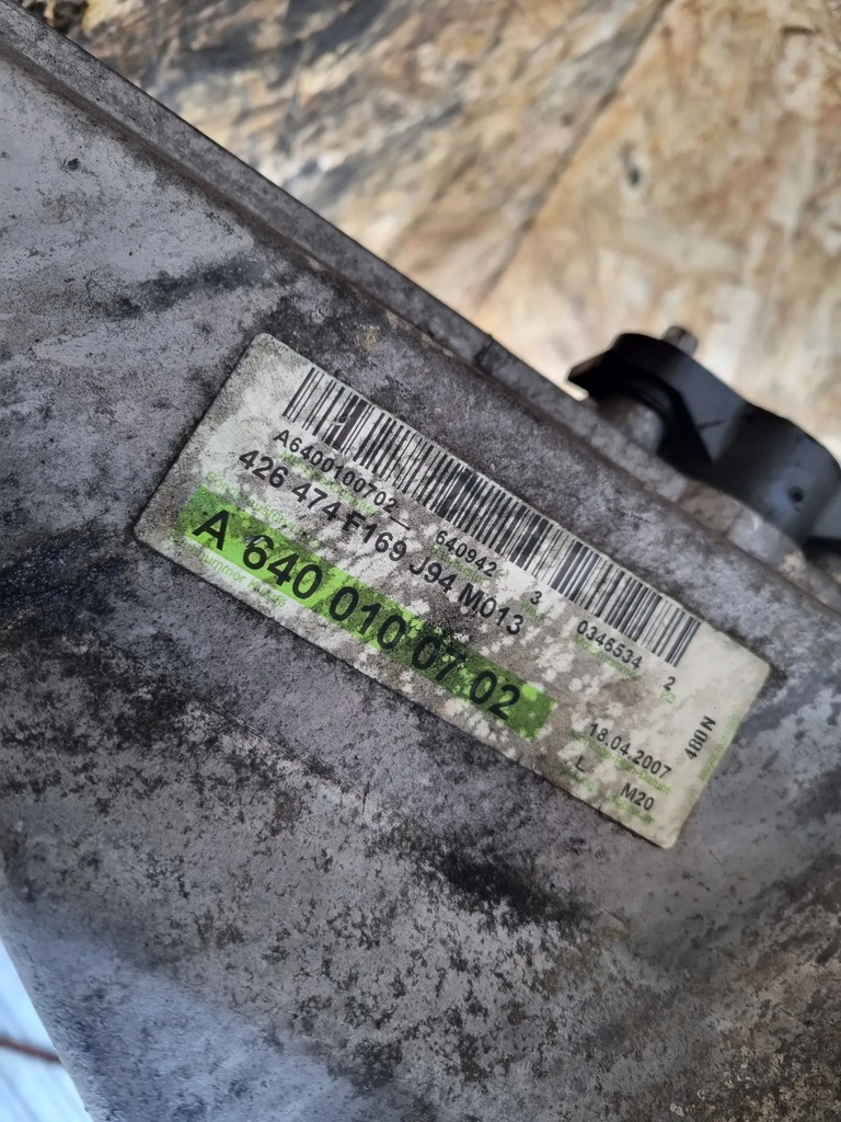 фото №6, Двигатель a6400100702 mercedes w169 a-klasa w245 b-klasa 2.0 cdi голый блок двигателя