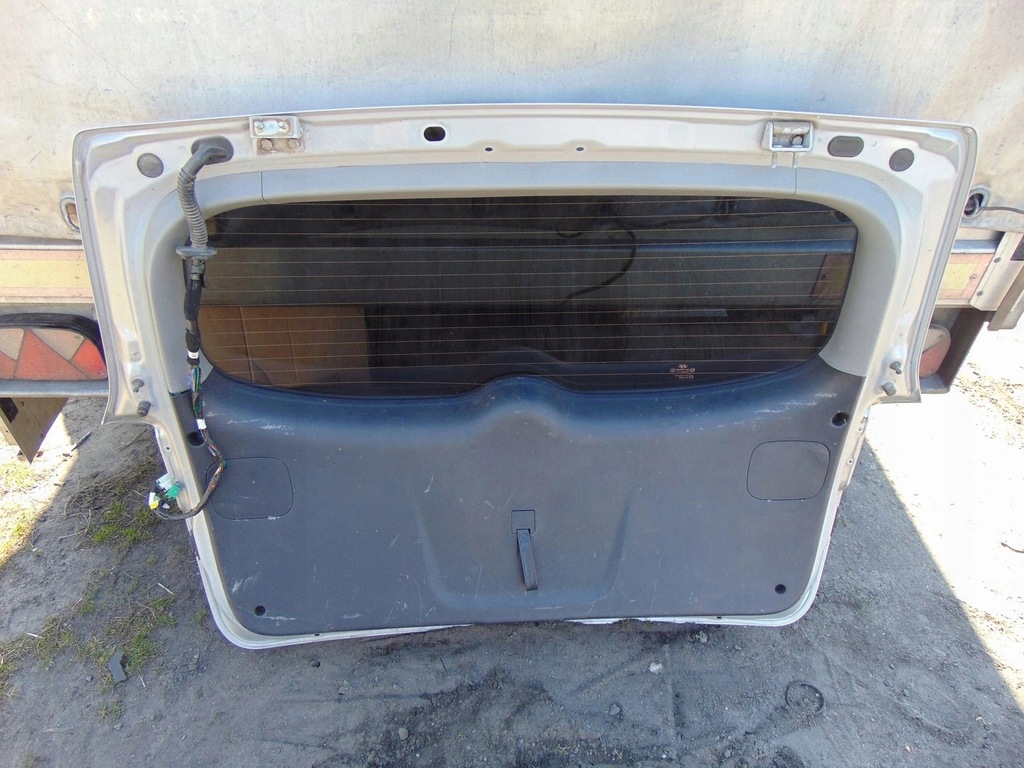 фото №13, Крышка багажника багажника задняя hyundai santa fe ii серебристая