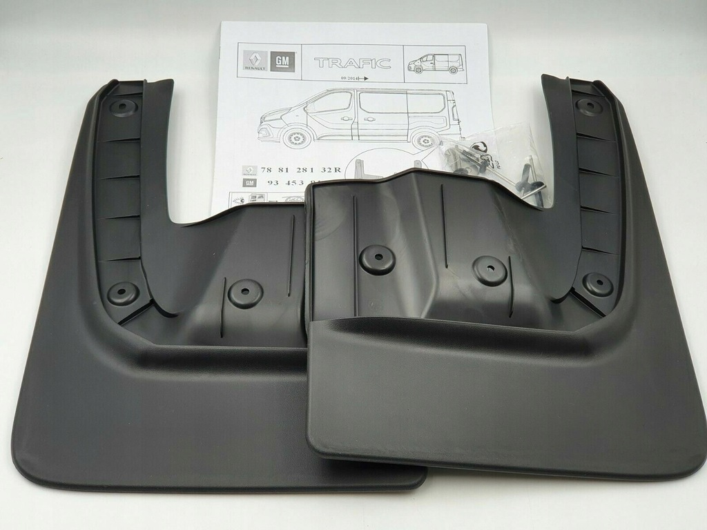 фото №1, Nowe брызговики задние оригинал trafic iii vivaro b talento 14-