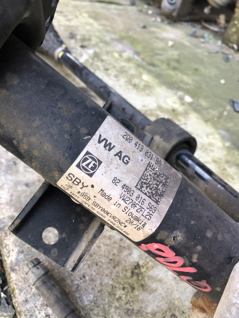 фото №11, Vw polo vi 2g 1.0 поворотный кулак правая 2q0413031