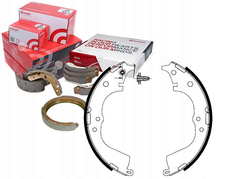 фото №1, Brembo s 83 537 набір колодка гальмівних