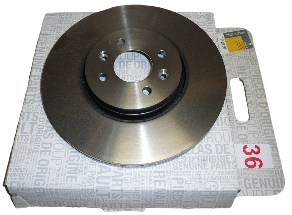 фото №1, Диск тормозная renault scenic ii 1.9 dci перед 7701207897 оригинал