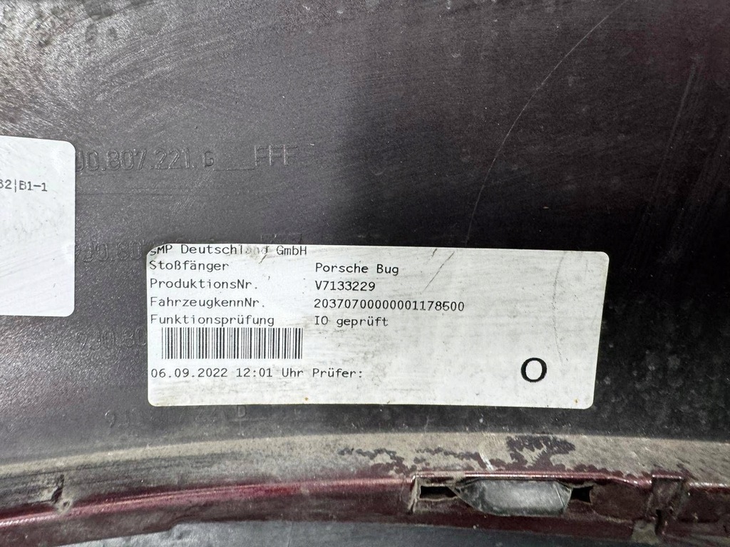 фото №9, Бампер перед porsche taycan 9j1 1j0807221g mkap90