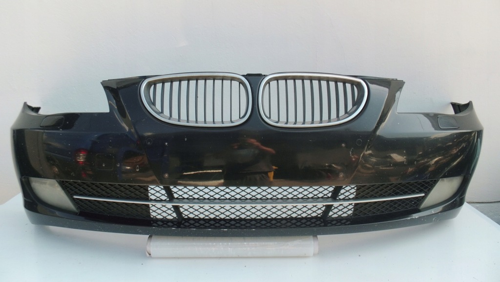 фото №1, Bmw 5 e60 e61 2003 -10 бампер передній перед омивачі ксенон pdc blackshapire
