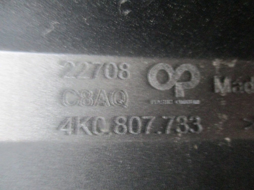 фото №12, Audi a6 c8 allroad 2018- спойлер бампера перед 4k0807733