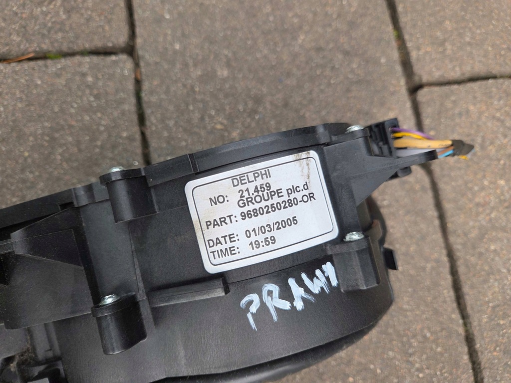 фото №10, Peugeot 1007 механизм открывания дверь правый 9680250280 05-2009