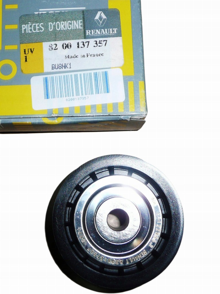 фото №1, Ролик натяжная ремень клиновой renault master ii 2.5 d 8200137357 оригинал