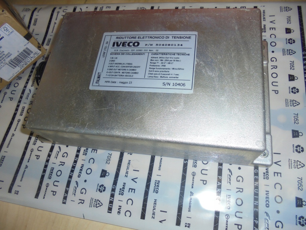 фото №1, Nowa перетворювач напруги iveco daily 504080134