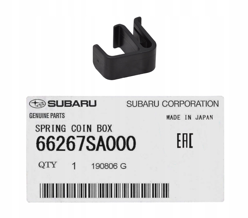 фото №1, Засувка бардачка subaru forester 2002-2007 66267sa000