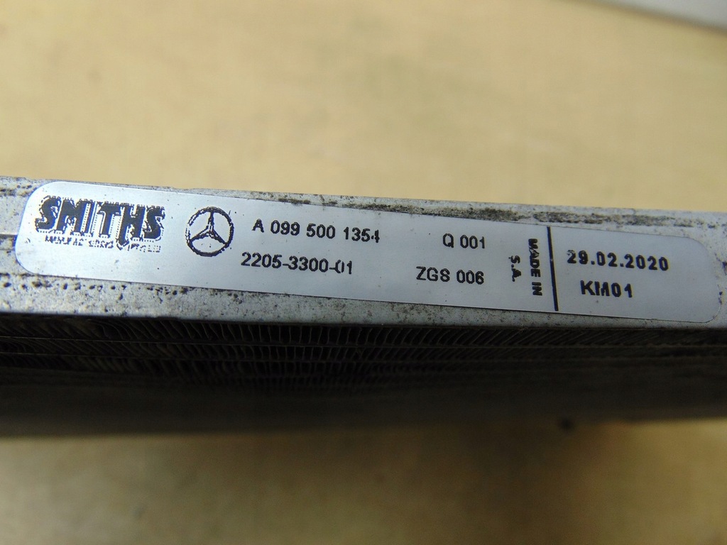 фото №15, Радиатор кондиционера mercedes a0995001354
