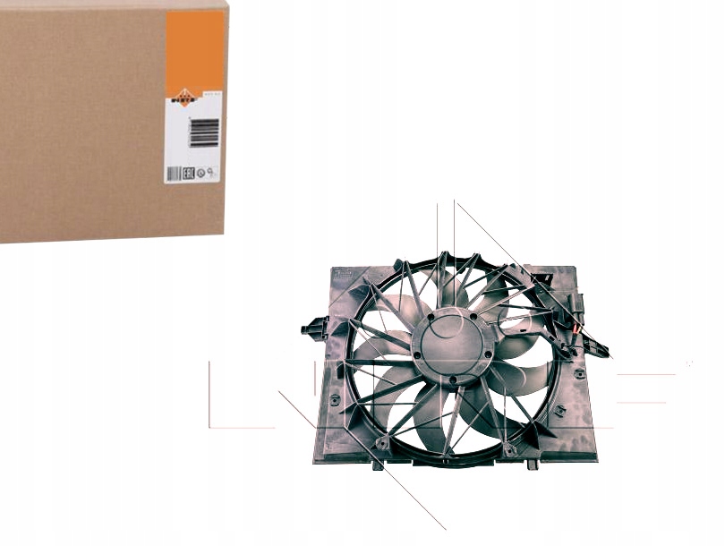 фото №1, Вентилятор радиатора bmw 6 630 i e63