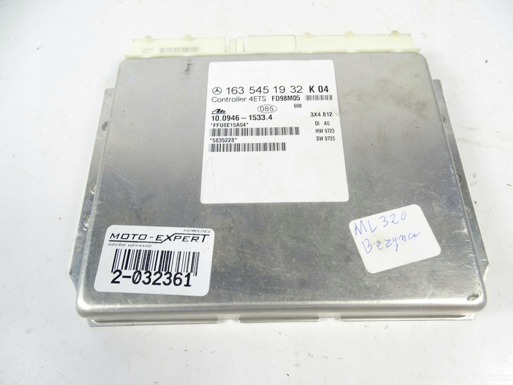 фото №1, Mercedes ml w163 модуль блок управления abs a1635451932