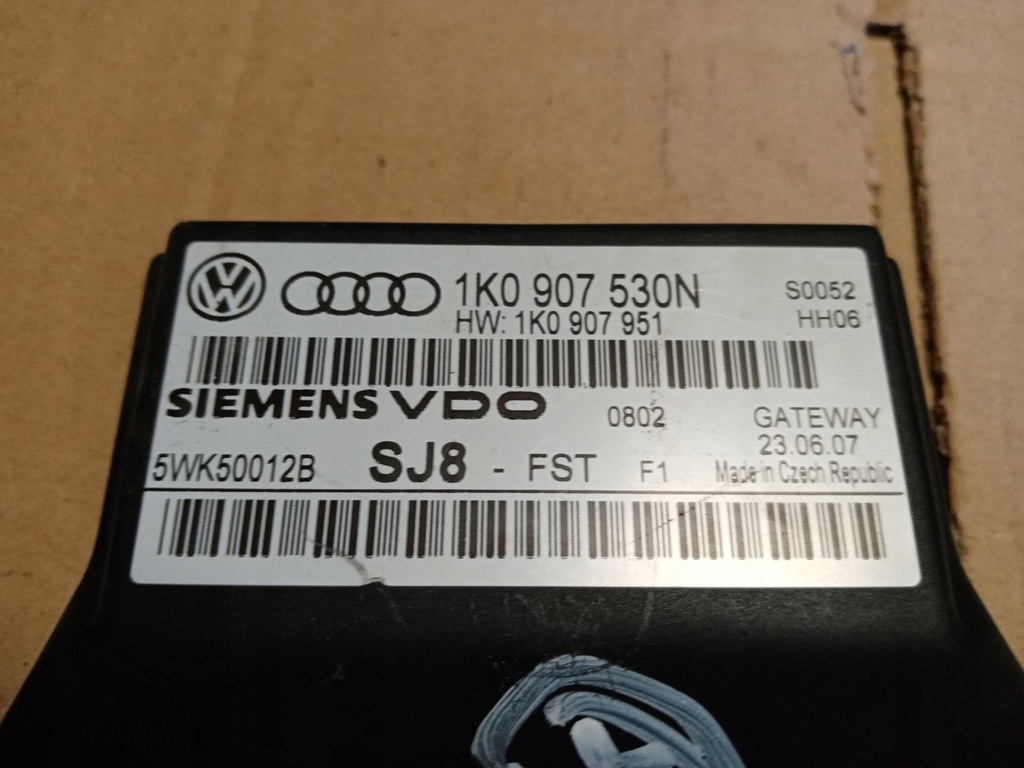 фото №4, Vw tiguan блок керування шлюз 1k0907530n