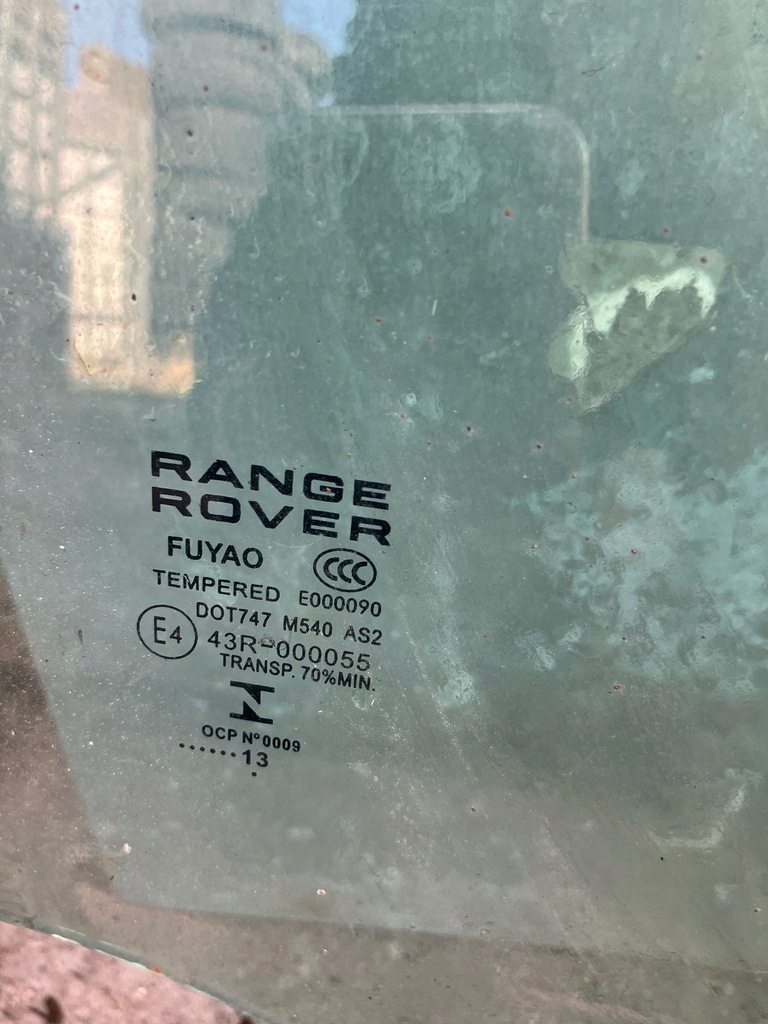фото №2, Скло двері правий задня range rover evoque