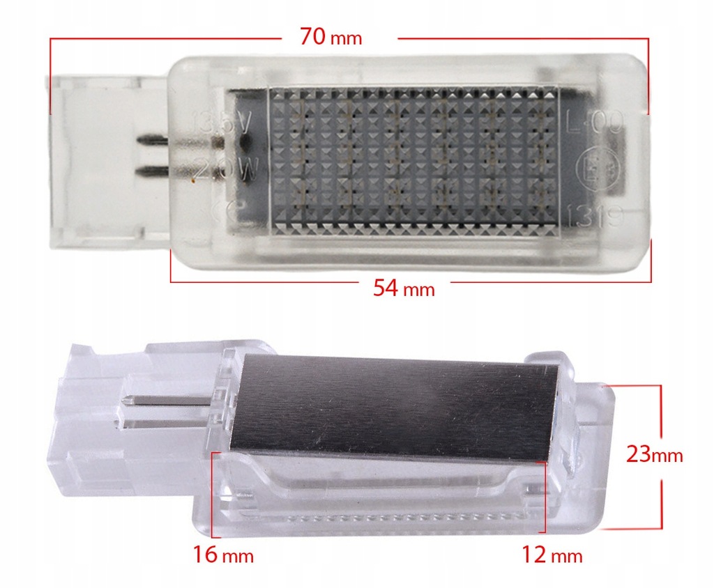 фото №10, Led ліхтарі салону vw caddy 2004 cc 2012 eos 2006 golf 2006 golf plus 2005
