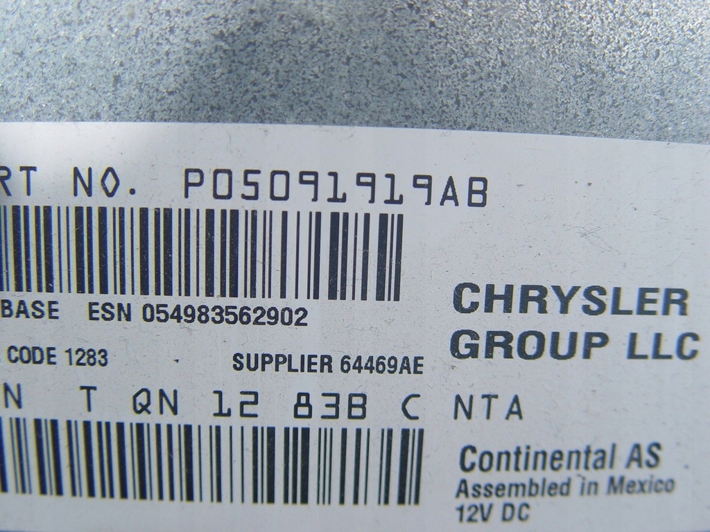 фото №9, Dodge journey fiat freemont 11- зчитувач радіо cd am fm