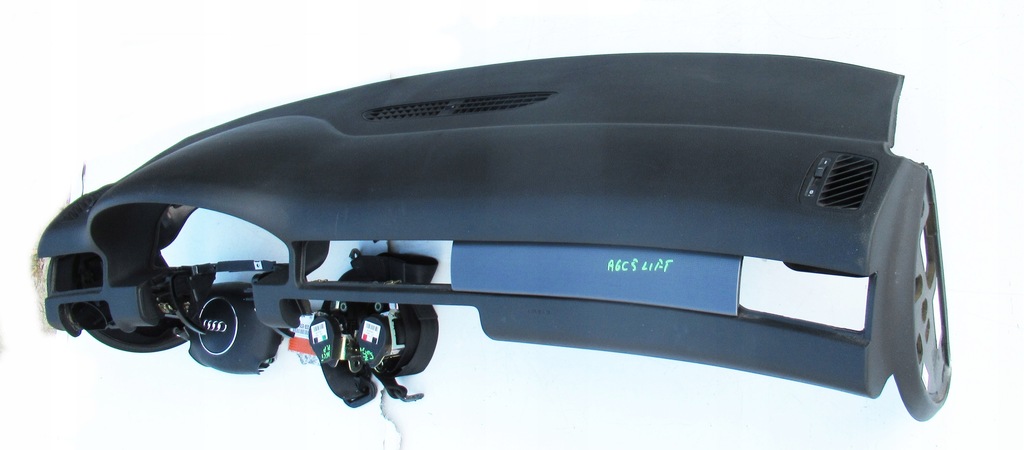 фото №9, Audi a6 c5 lift панель приладів консоль подушка безпеки ремені датчик