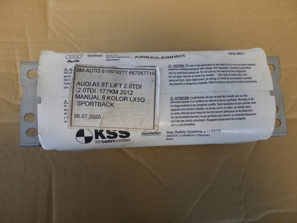 фото №1, Audi a5 8t a4 подушка подушка безопасности пассажира подушка