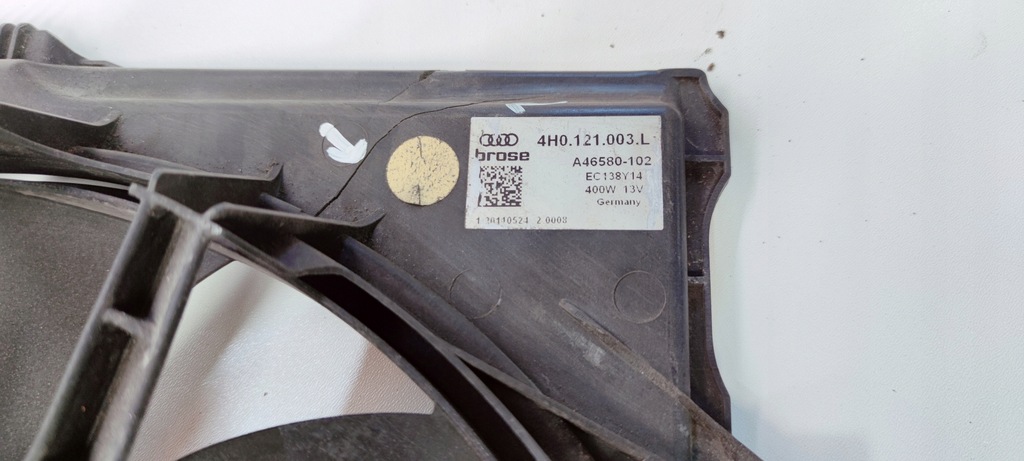 фото №6, Вентилятори + корпус audi a6 a7 a8 4h0121003l