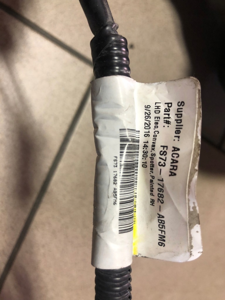 фото №3, Дзеркало ford fusion 3pin