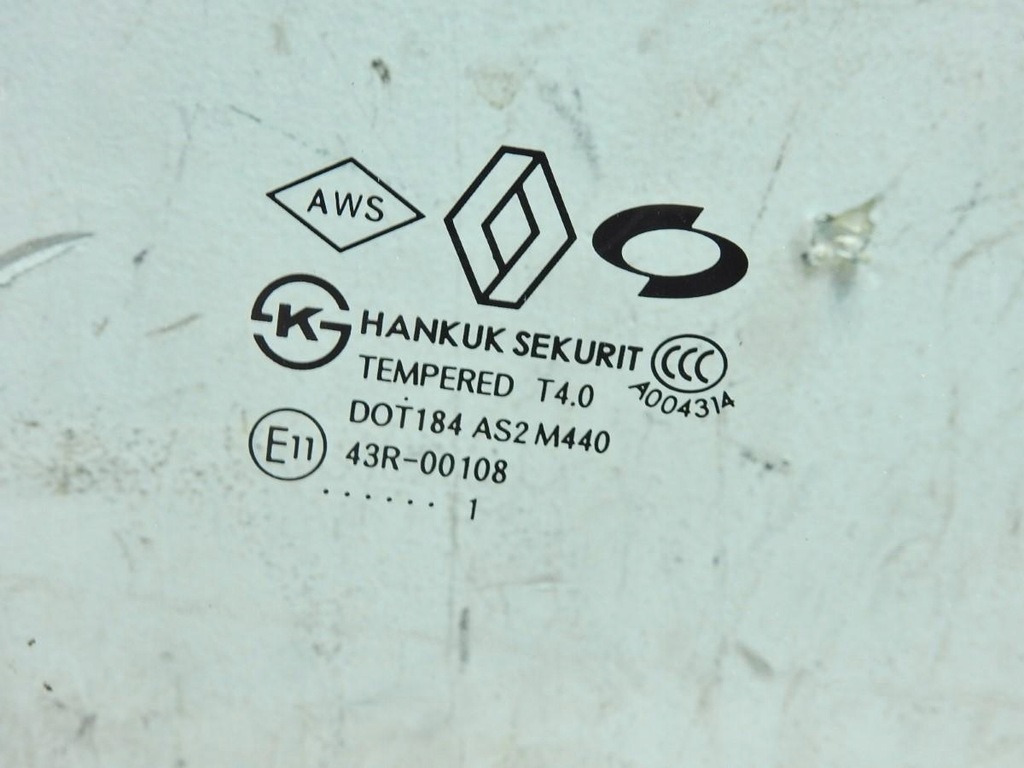 фото №3, Скло двері правий задня renault latitude