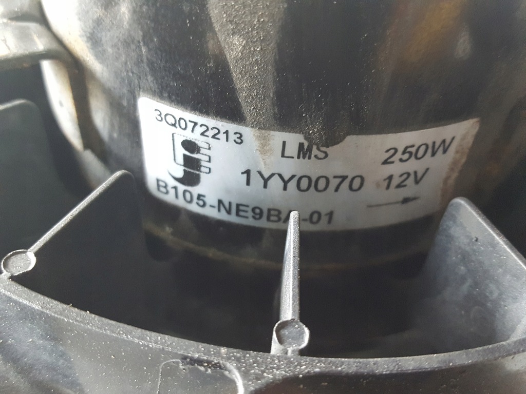 фото №3, Mercedes slk r171 w171 1.8 k вентилятор радиатора