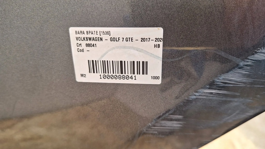 фото №9, Бампер задняя 5g6807421bk vw golf vii gte lift