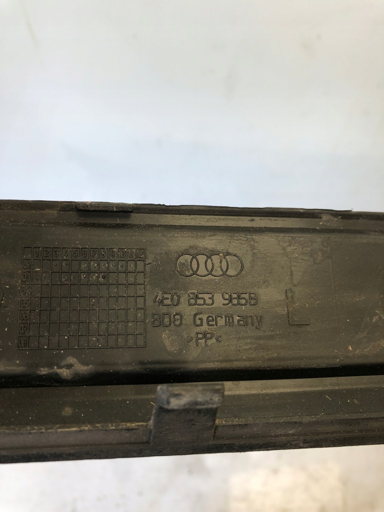 фото №8, Молдинг накладки порог перед задняя audi a8 d3 kpl