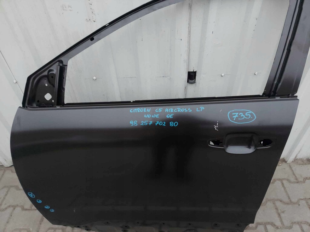 фото №3, Citroen c5 aircross дверь левая перед передние nowe оригинальный номер