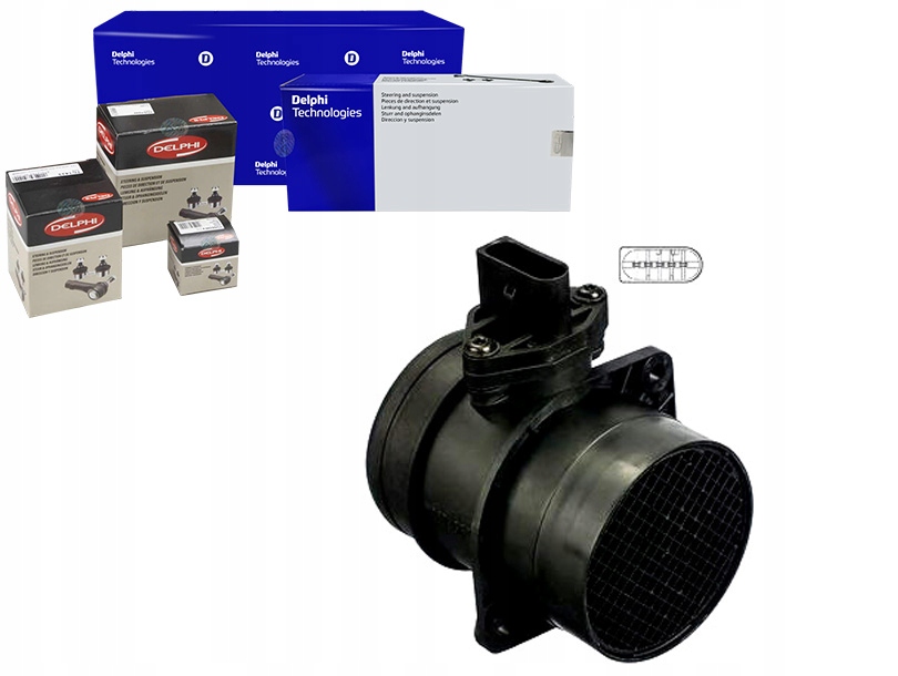 фото №1, Расходомер воздуха audi s3 delphi