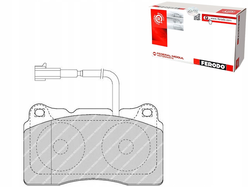 фото №1, Ferodo тормозные колодки тормозные alfa romeo 147 156 159 bre