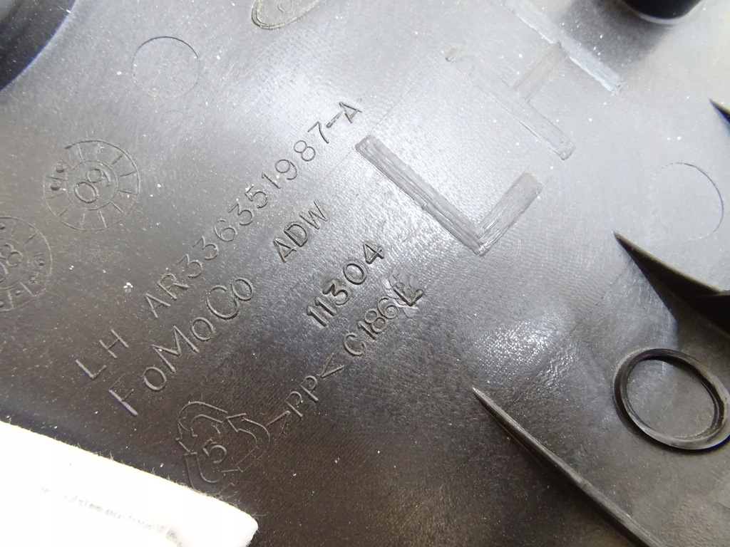 фото №6, 2010-2014 mustang захист стійка оббивка обшивка панель лівий обшивка скло