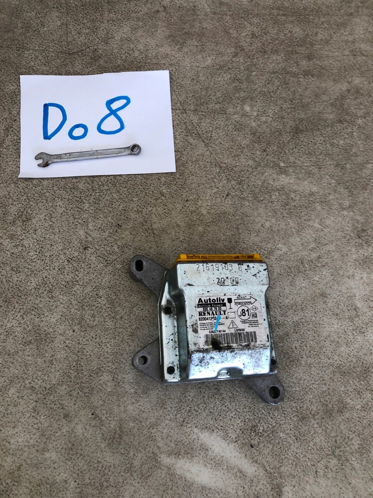 фото №1, Модуль датчик подушка безопасности renault оригинальный номер 8200412024a