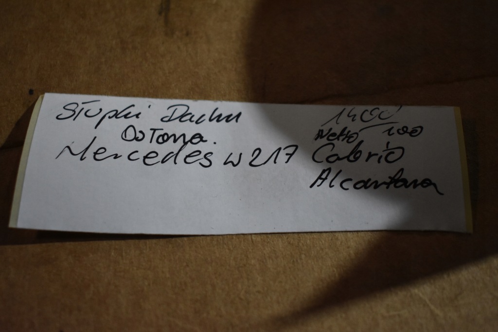 Захист стійки дах комплект . алькантара  mercedes w217 кабріолет  1 в Україні