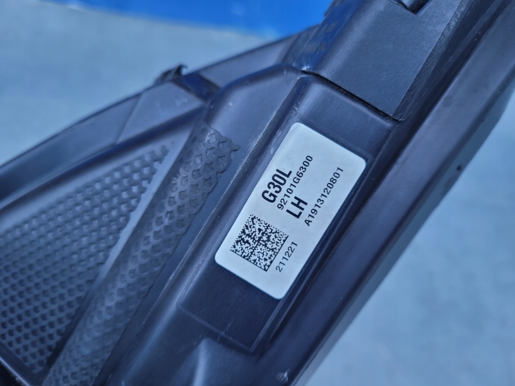 Kia picanto 2017-2020 17-20 фара фара левая линза + led 92101-g6300 Оригинал